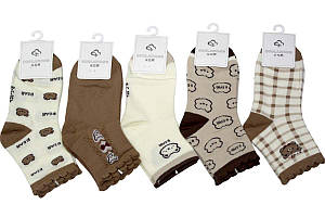 Шкарпетки дитячі бавовна 75%, 20% поліестер, 5% спандекс 1-4 рок., 5-8 рок, 9-12 рок. Рельєфні	 (10)