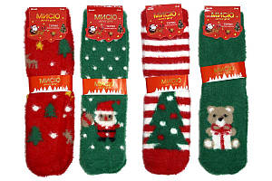Шкарпетки жіночі термо 37-41р ООПТ Новорічні (10)