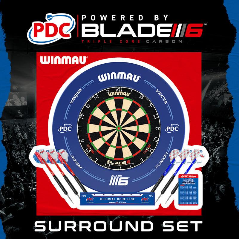 Фирменный дартс набор Winmau Англия с профессиональной мишенью Blade6 и дротиками