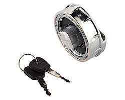 Кришка паливного бака ВАЗ 2101-2106, 2107, 2121-21214 Нива, 1102 Таврія, 1103 Славута, з ключем, Хром