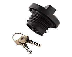 Кришка паливного бака ВАЗ 2108-099, 2113-15, 21213 Нива, з ключем, чорна