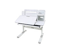 Комплект зростаюча парта з надбудовою Cubby Nerine Grey + стілець для школяра FunDesk LST3 Blue-Grey для школярів, фото 2