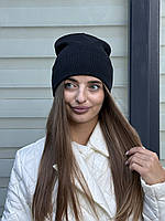 Жіноча демісезонна котонова базова шапка лопата