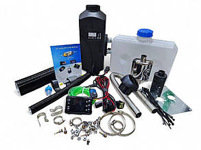 Дизельний повітряний обігрівач 2 кВт, 12V (комплект) аналог Webasto