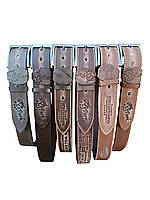 Ремені чоловічі "Джинсові" шкіра (45 мм) купити гуртом від складу 7 км Одеса