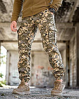 Зимові військові штани софтшелл піксель на флісі, тактичні штани softshell pixel теплі армійські осінь-зима зсу