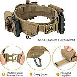 Тактичний ремінь iDogear IG-BT3427 / IG-BT3437 — професійне кріплення з 1000D нейлоном, фото 5