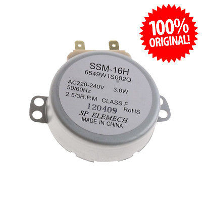 Двигун обертання тарілки для мікрохвильової печі LG SSM-16H 6549W1S002Q (220V)