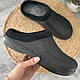 Калоші без задника жіночі теплі ева сабо утепленні з войлоком чорні з піни - фото 1 - id-p2767875242