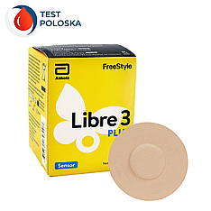 Сенсор FreeStyle Libre 3 Plus (Фристайл Лібре 3 Плюс) 1 уп. і 1 тейп у комплекті