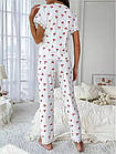 Жіночі піжами №С0004 Білий з вишенками, фото 5