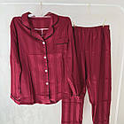 Жіночі шовкові піжами №М1911, фото 8