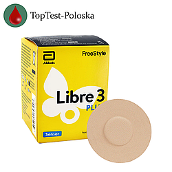 Сенсор FreeStyle Libre 3 Plus (Фристайл Либре 3 Плюс) 1 уп. и 1 тейп в комплекте