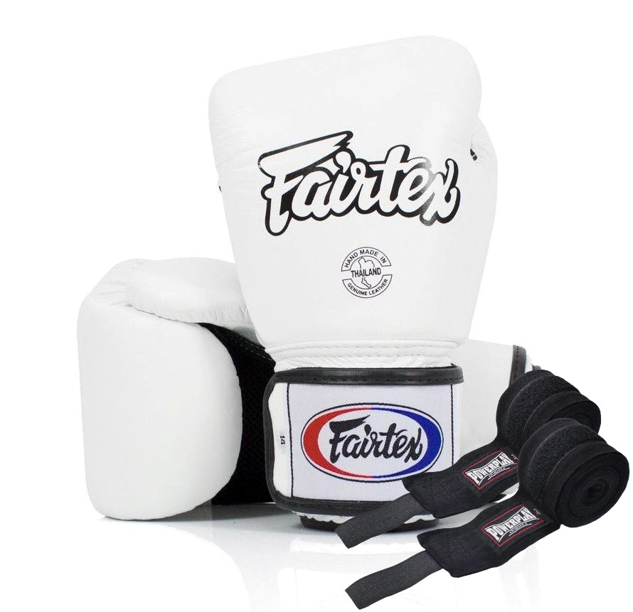 Боксерські рукавиці Fairtex BGV1 White 12 унцій, фото 1
