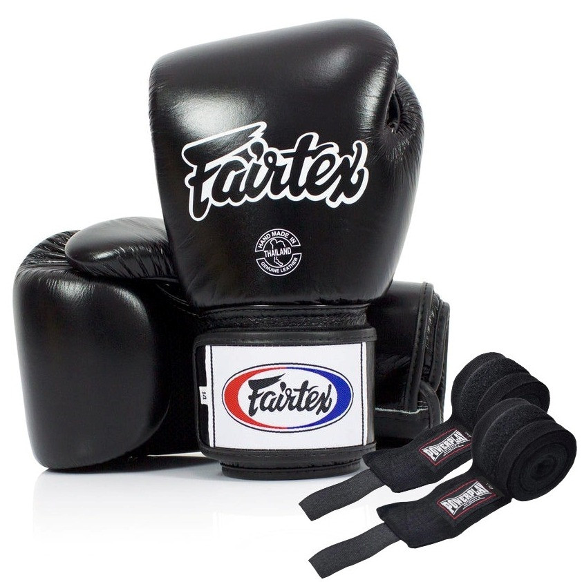 Боксерські рукавиці Fairtex BGV1 Black 12 унцій, фото 1