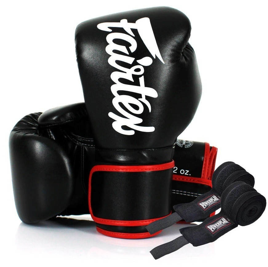 Боксерські рукавиці Fairtex BGV14 Black 10 унцій