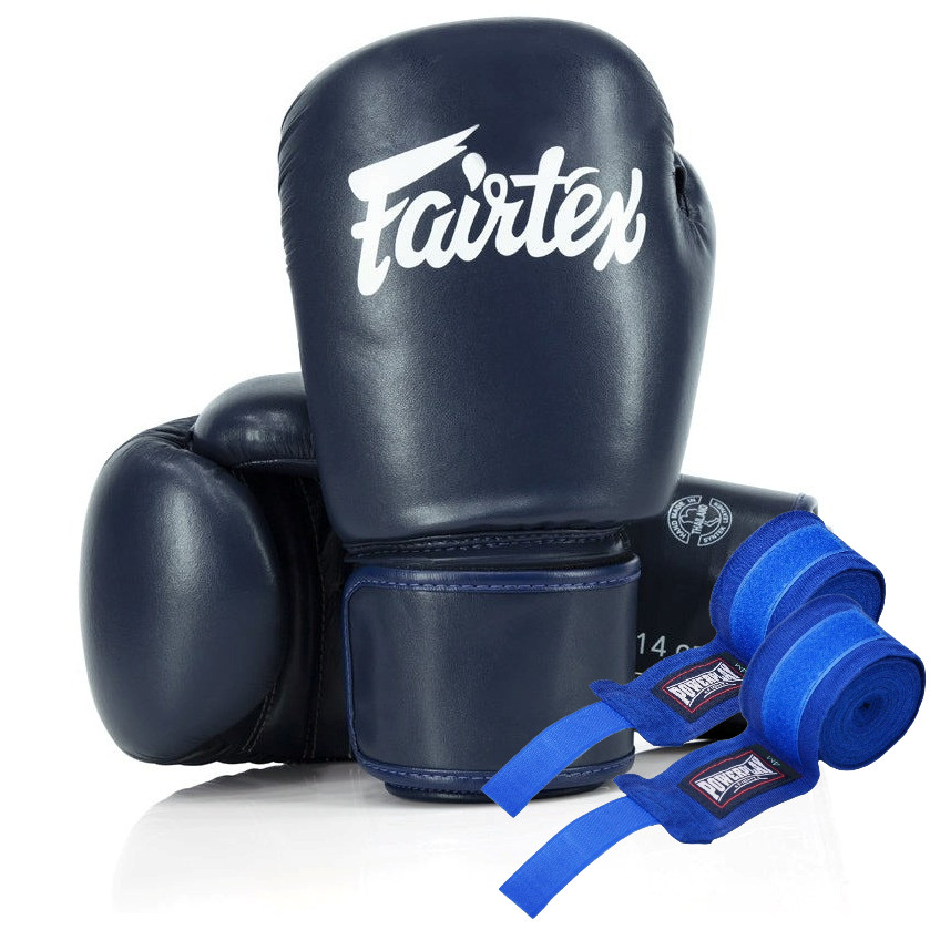 Боксерські рукавиці Fairtex BGV27 Blue 10 унцій