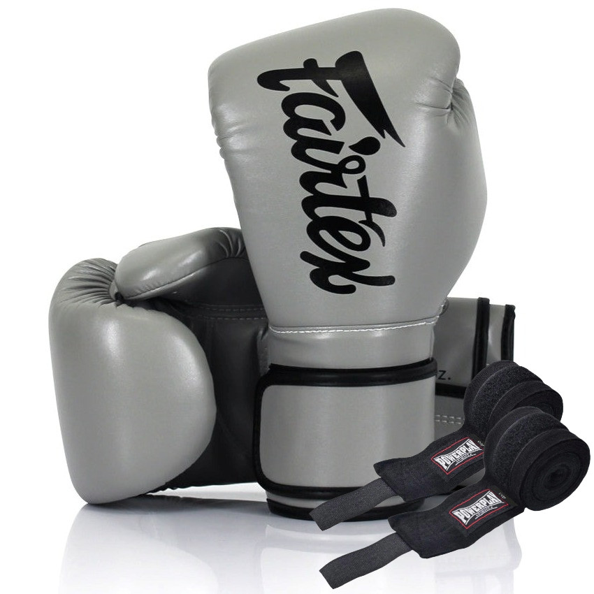 Боксерські рукавиці Fairtex BGV14 Grey 10 унцій