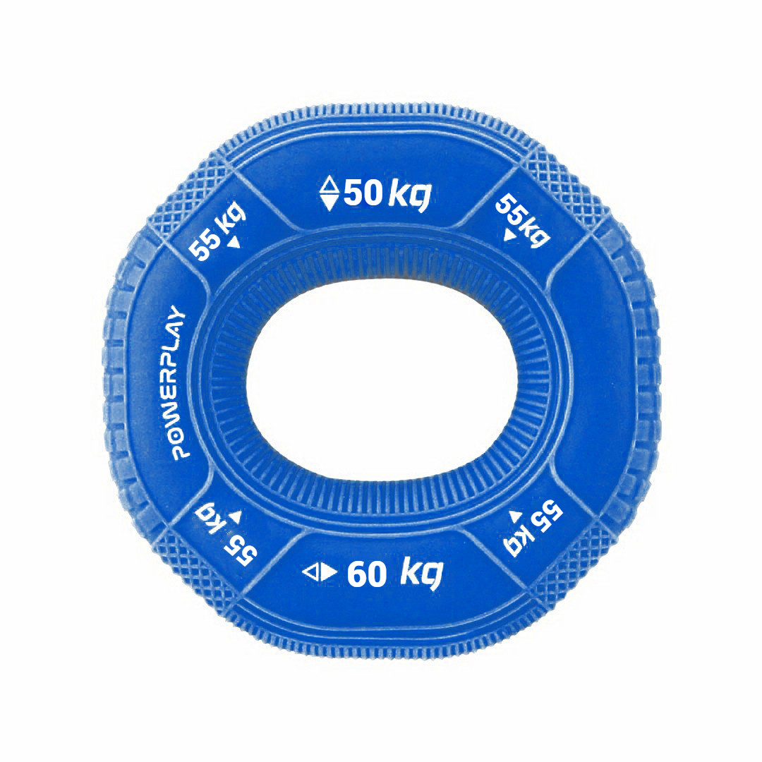 Еспандер кистьовий силіконовий PowerPlay PP-4331 Hand Grip Hard 50-55-60 кг. Темно Синій
