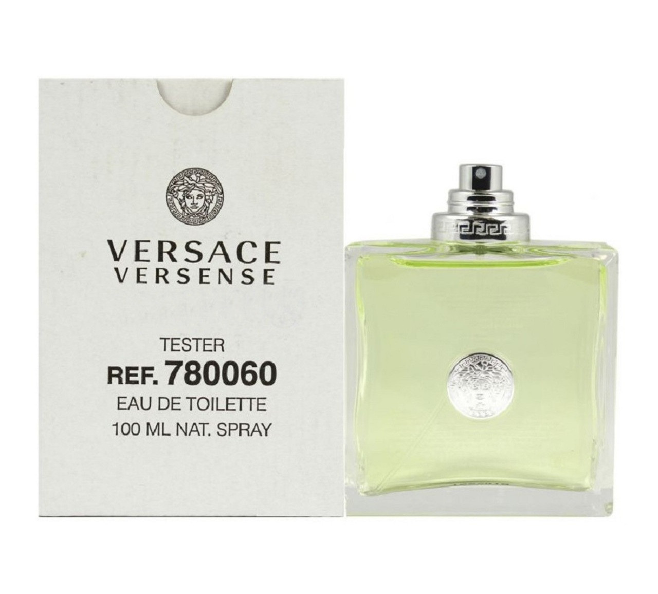 Парфуми Версаче Версенсе Versense зелені 100 мл тестер оригінал, літні парфуми з розкішним квітковим ароматом, фото 1