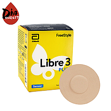 Сенсор FreeStyle Libre 3 Plus (Фристайл Лібре 3 Плюс) 1 уп. і 1 тейп у комплекті