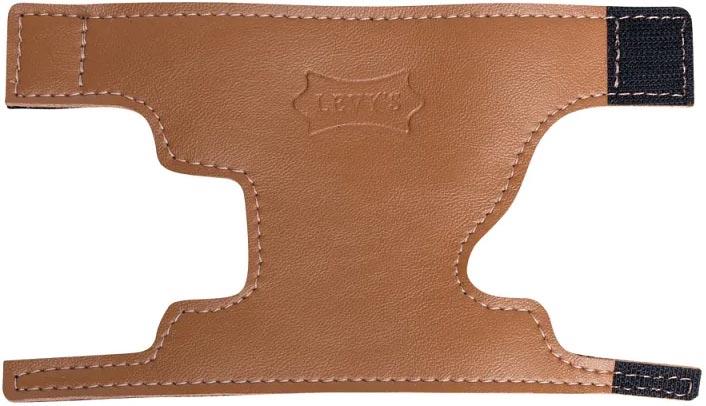Чохол для клапанів труби Levy's LVG1-VGNTANR Leather Valve Guard Trumpet (Vegan Tan), фото 1