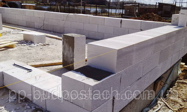 Кладка стін з газобетонних блоків Стоунлайт Кладка стін з газобетонних блоків Стоунлайт