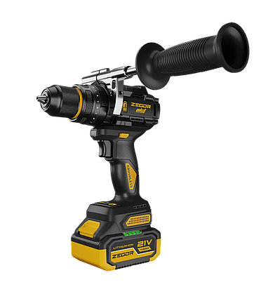 Акумуляторний шуруповерт ZEGOR CDPP-21BLH-170 (акум 21V 4.0Ah і зарядка), фото 1