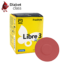 Сенсор FreeStyle Libre 3 Plus (Фристайл Лібре 3 Плюс) 1 уп. і 1 кольоровий тейп у комплекті