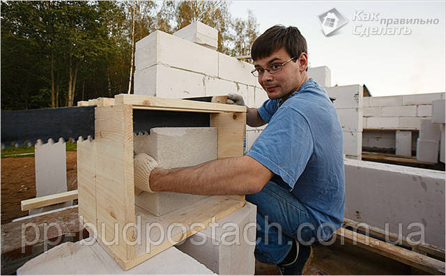 Кладка стін з газобетонних блоків Стоунлайт Кладка стін з газобетонних блоків Стоунлайт