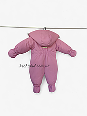 Зимовий непромокаючий дитячий термо комбінезон Lassie з топіками і рукавичками розмір 62 68 74 80 мембрана, фото 2