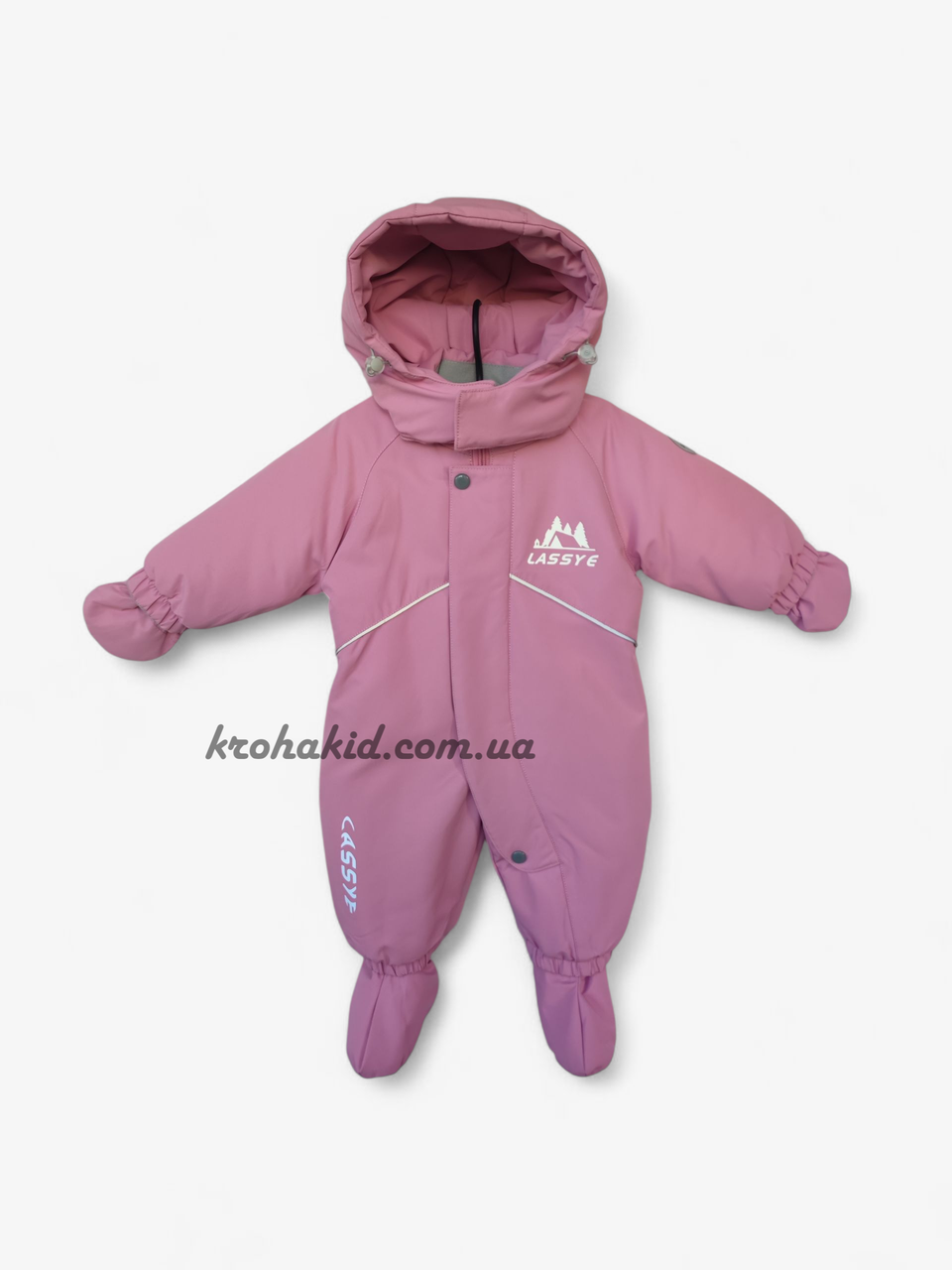 Зимовий непромокаючий дитячий термо комбінезон Lassie з топіками і рукавичками розмір 62 68 74 80 мембрана