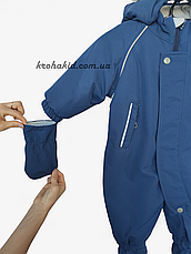 Зимовий непромокаючий дитячий термо комбінезон Lassie з топіками і рукавичками розмір 62 68 74 80 мембрана, фото 3