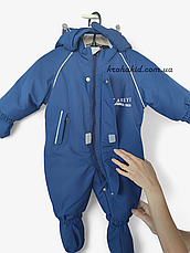 Зимовий непромокаючий дитячий термо комбінезон Lassie з топіками і рукавичками розмір 62 68 74 80 мембрана, фото 5