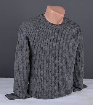 Чоловічий джемпер сірий | Чоловічий светр Туреччина 9356