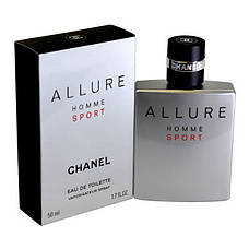 Туалетна вода чоловіча Chanel Allure Homme Sport Духи чоловічі 100мл, фото 2