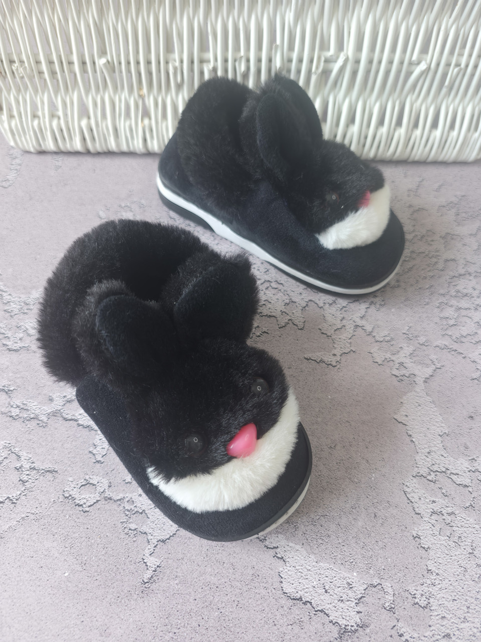 Дитячі домашні капці від 24 до 29 розміри кімнатні хутряні зимові капчики для хлопчика садочка будинку, фото 1