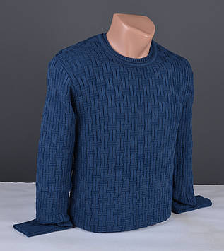 Чоловічий джемпер синій | Чоловічий светр Туреччина 9357