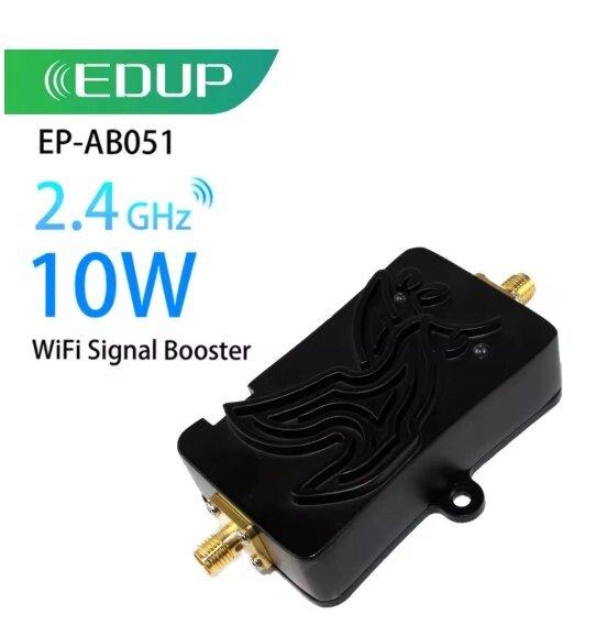 Підсилювач розширювач сигналу Wi-Fi (бустер) 2,4 ГГц 10 Вт 40 дБм 802,11b/g/n, оригінал EDUP EP-AB051