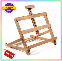 KI Настільний мольберт для малювання GET ONE дерев'яний компактний для дітей та студентів художній інструмент FIR41_R