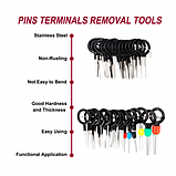 Набір із 86 шт. інструментів і знімачів для швидкого ремонту електропроводини, безпечного витягання контактів, фото 3