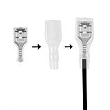 Набір наконечників 270 штук обтискання дротів і кабелів мама-тато 2.8/4.8/6.3 мм із ізоляцією в кейсі срібло, фото 2