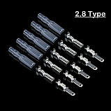 Набір наконечників 270 штук обтискання дротів і кабелів мама-тато 2.8/4.8/6.3 мм із ізоляцією в кейсі срібло, фото 6