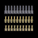 Набір наконечників 270 штук обтискання дротів і кабелів мама-тато 2.8/4.8/6.3 мм із ізоляцією в пластиковому кейсі, фото 7