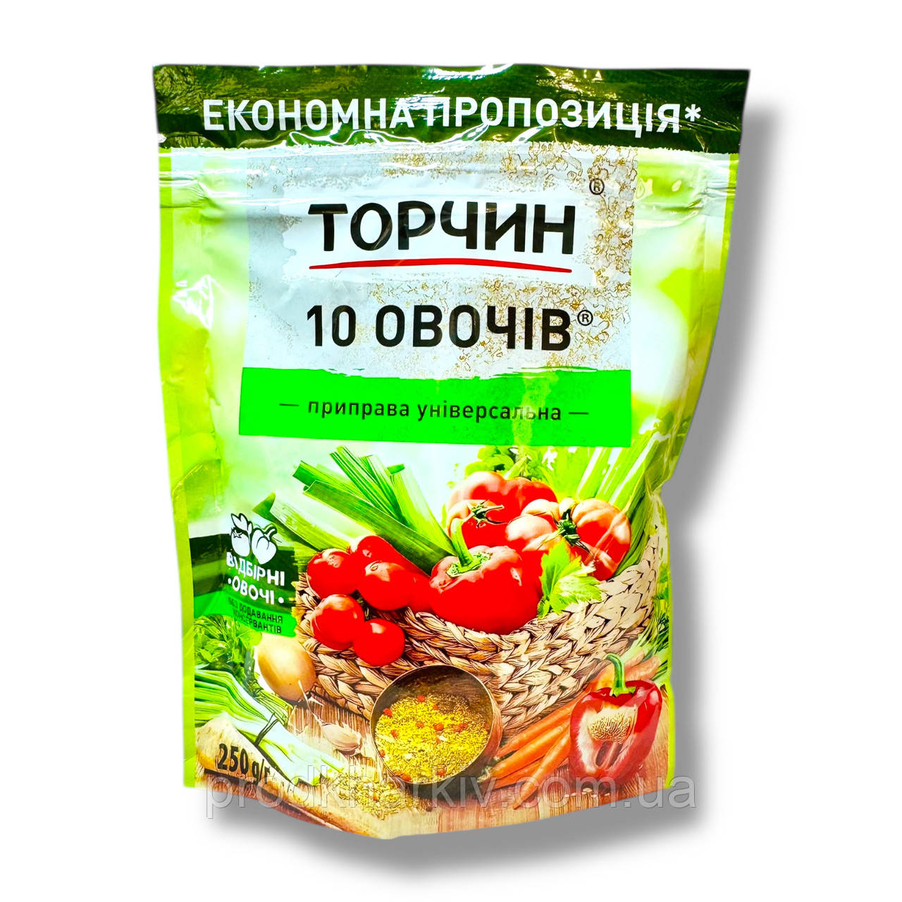 Приправа ТОРЧИН 10 Овочева універсальна 250 грамів