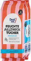 Вологі серветки для прибирання універсальні Denkmit Гірське небо (2x50 шт.), 100 шт.