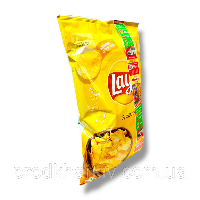 Чипси 120 г Lay's картопляні із сіллю, фото 2