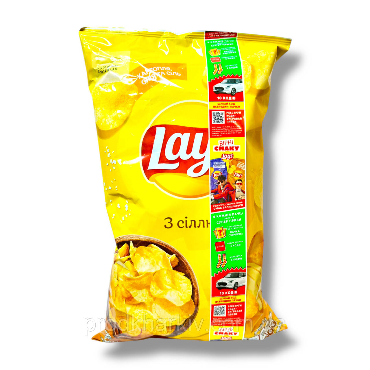 Чипси 120 г Lay's картопляні із сіллю