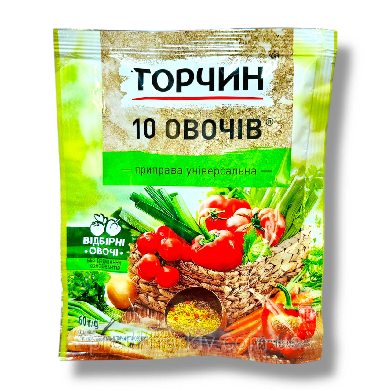 Приправа ТОРЧИН 10 Овочева універсальна 60 грамів