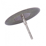 Алмазні відрізні диски Ø 35 мм для гравера, дриля 10 шт + 2 тримачі, фото 6